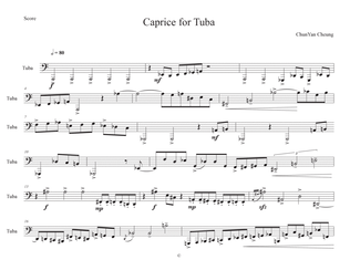 Caprice for Tuba