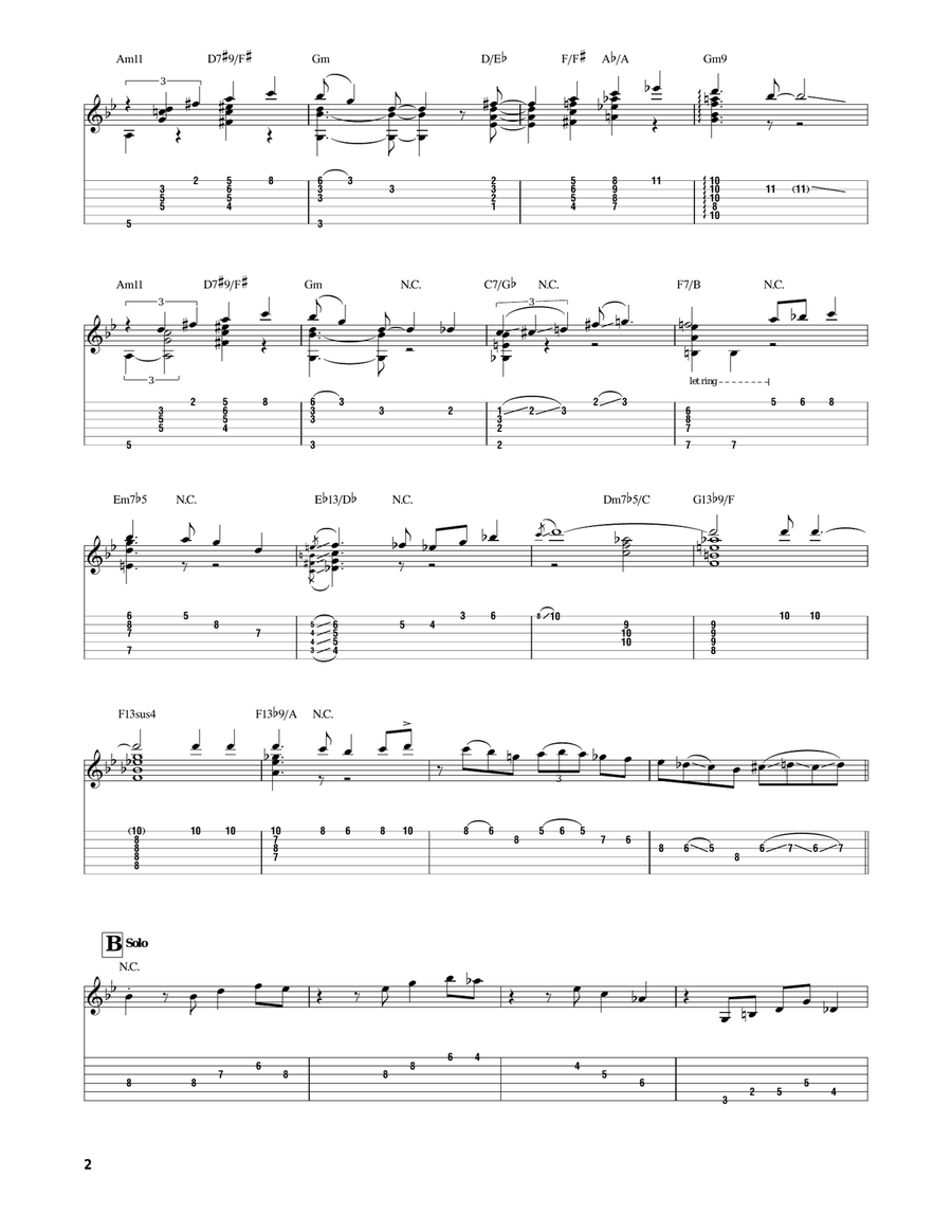 There Is No Greater Love There Is No Greater Love Electric Guitar scores gallery preview page 2
