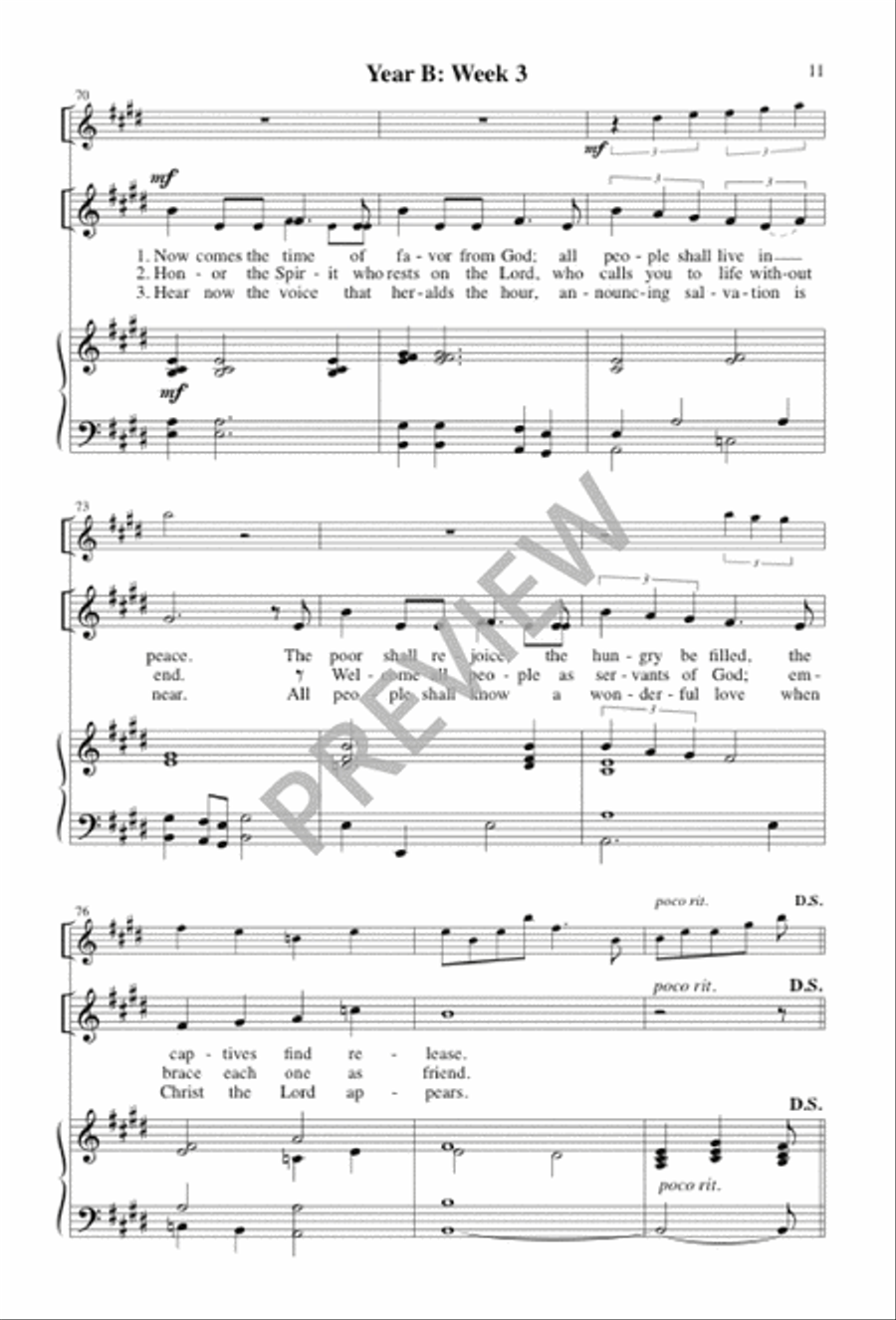 Awake, O Sleeper Awake, O Sleeper 3-Part scores gallery preview page 10