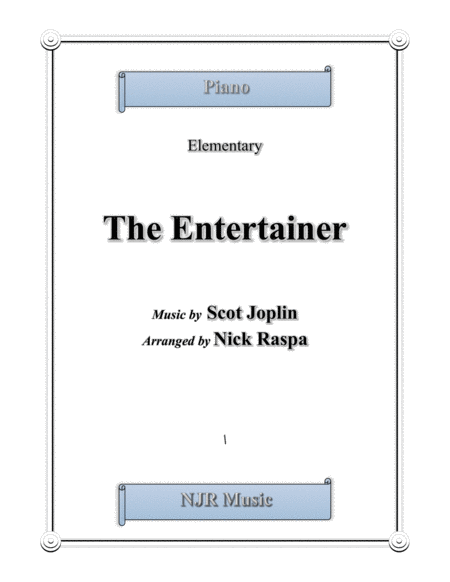 The Entertainer (elementary piano) image number null