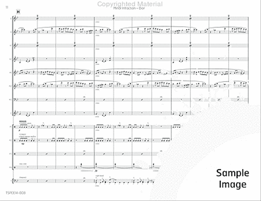 Minor Infraction Percussion Ensemble scores gallery preview page 15