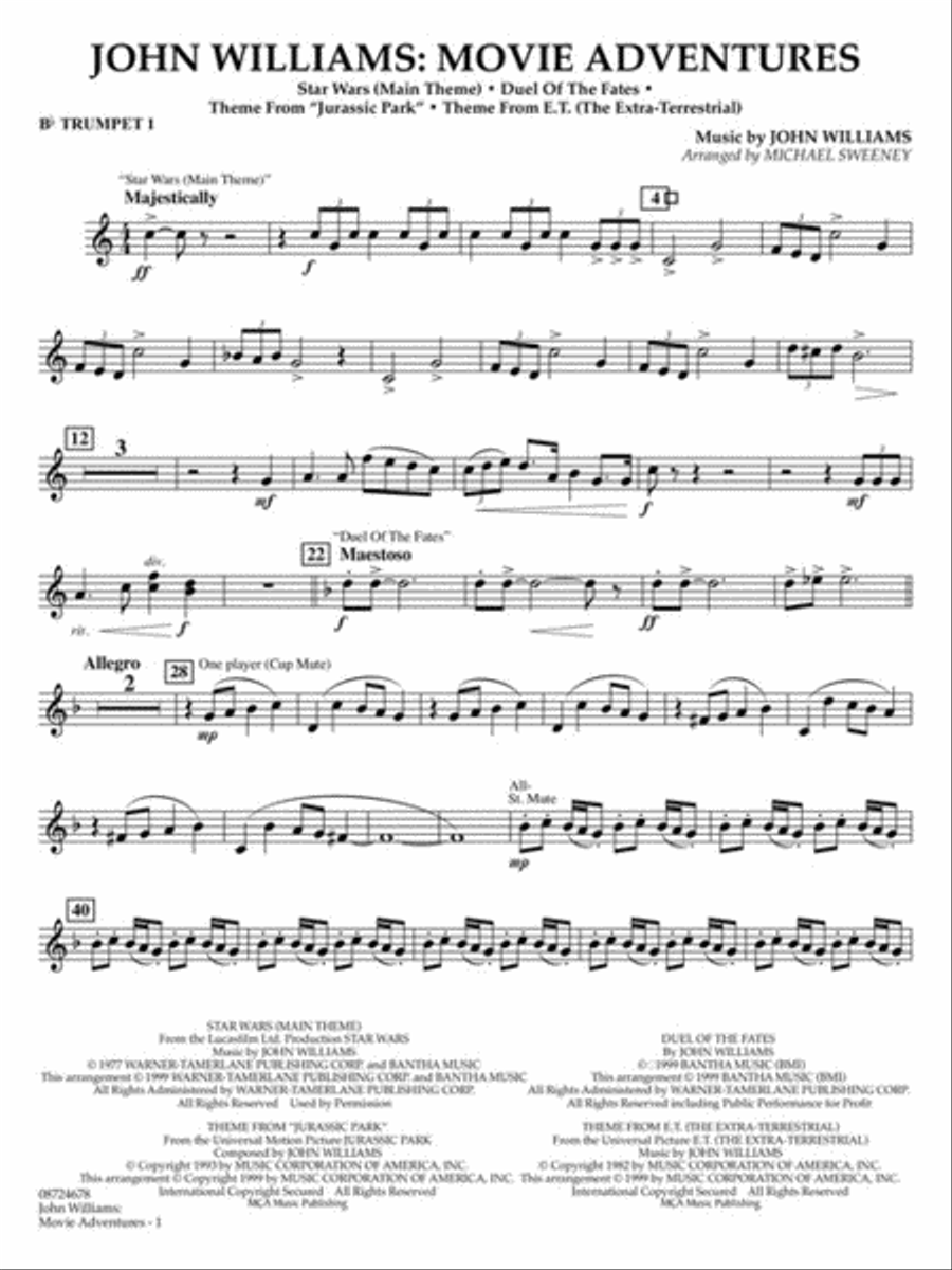 John Williams: Movie Adventures Concert Band scores gallery preview page 6