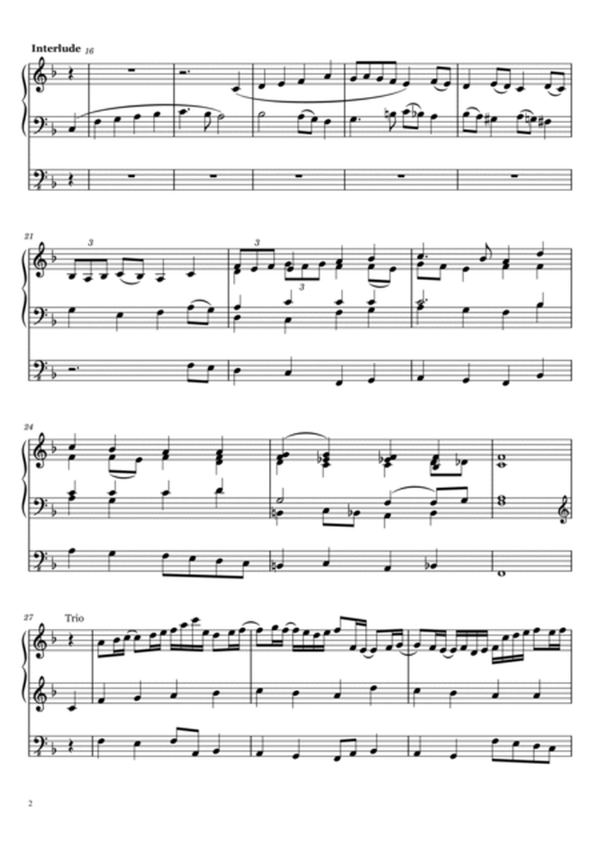 Was Gott tut das ist wohlgetan - 5 Orgel Partiten (Choral- Interlude-Trio-Fantasie-Trumpet Tune) image number null