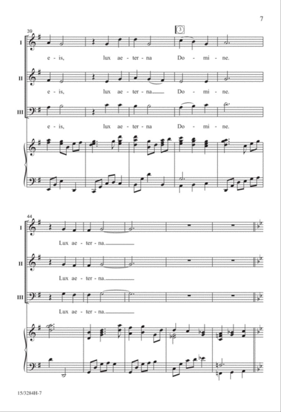 Lux Aeterna Lux Aeterna 3-Part scores gallery preview page 6
