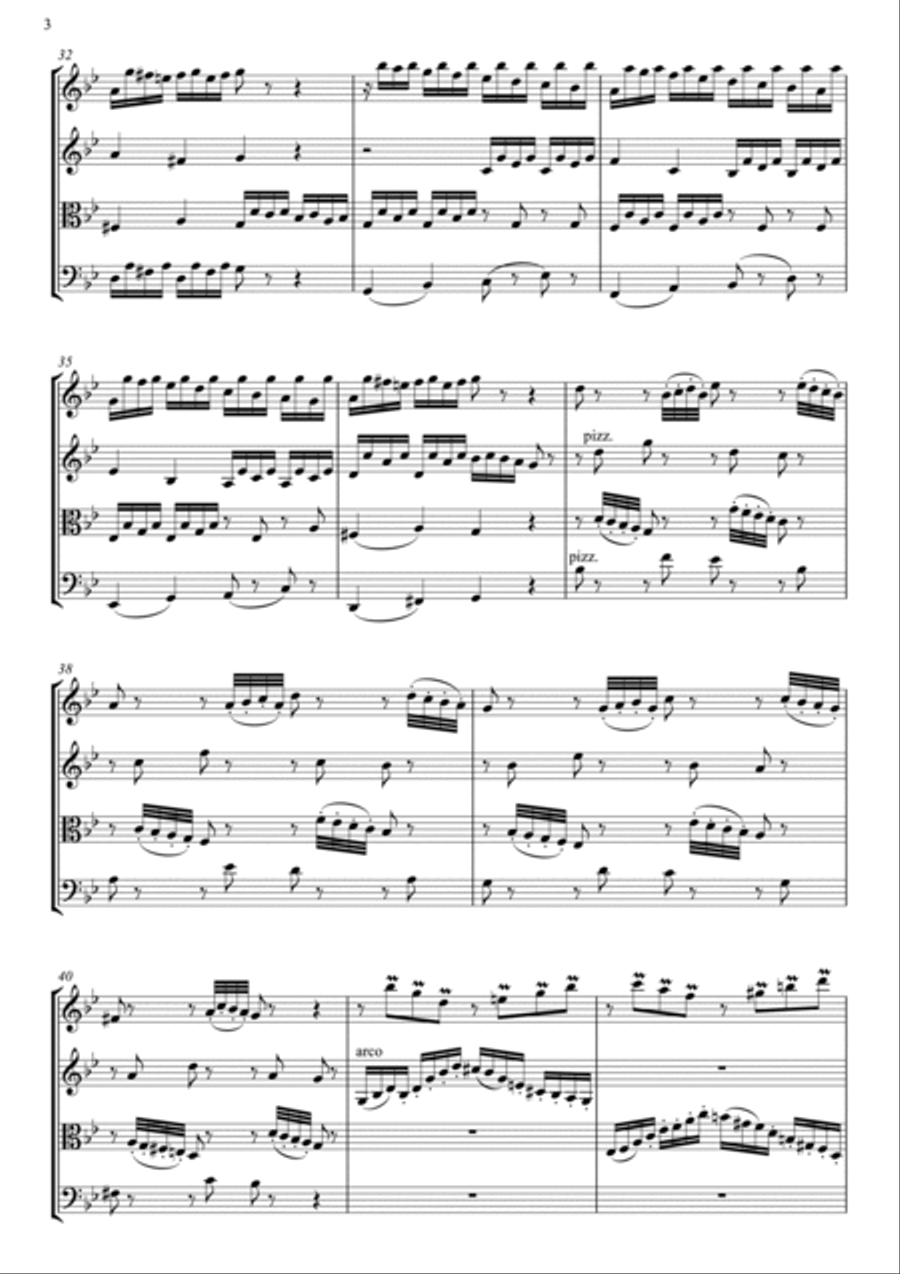 Passacaglia String Quartet scores gallery preview page 4