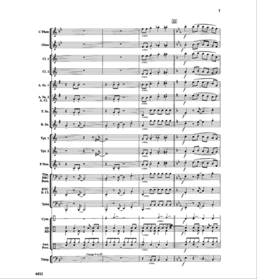 Up On the Housetop Concert Band scores gallery preview page 8