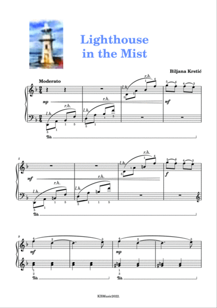 Lighthouse in the Mist Part scores gallery preview page 3