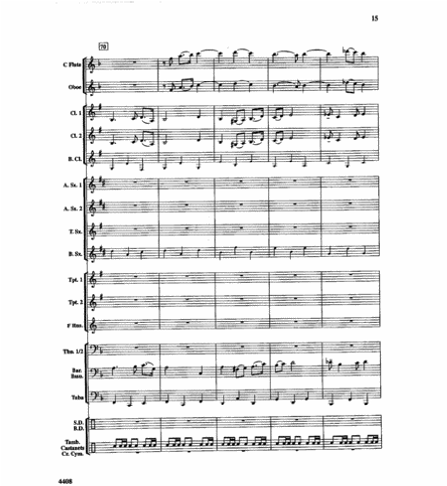 Escapada Escapada Concert Band scores gallery preview page 16