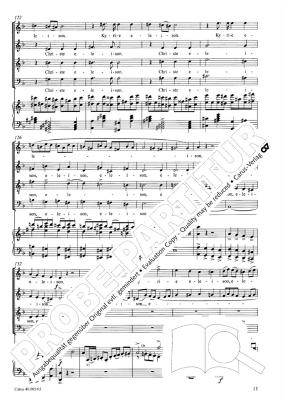 Missa pro defunctis Missa pro defunctis 4-Part scores gallery preview page 12