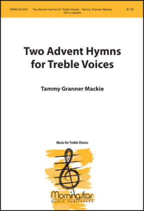 Book cover for Two Advent Hymns for Treble Voices