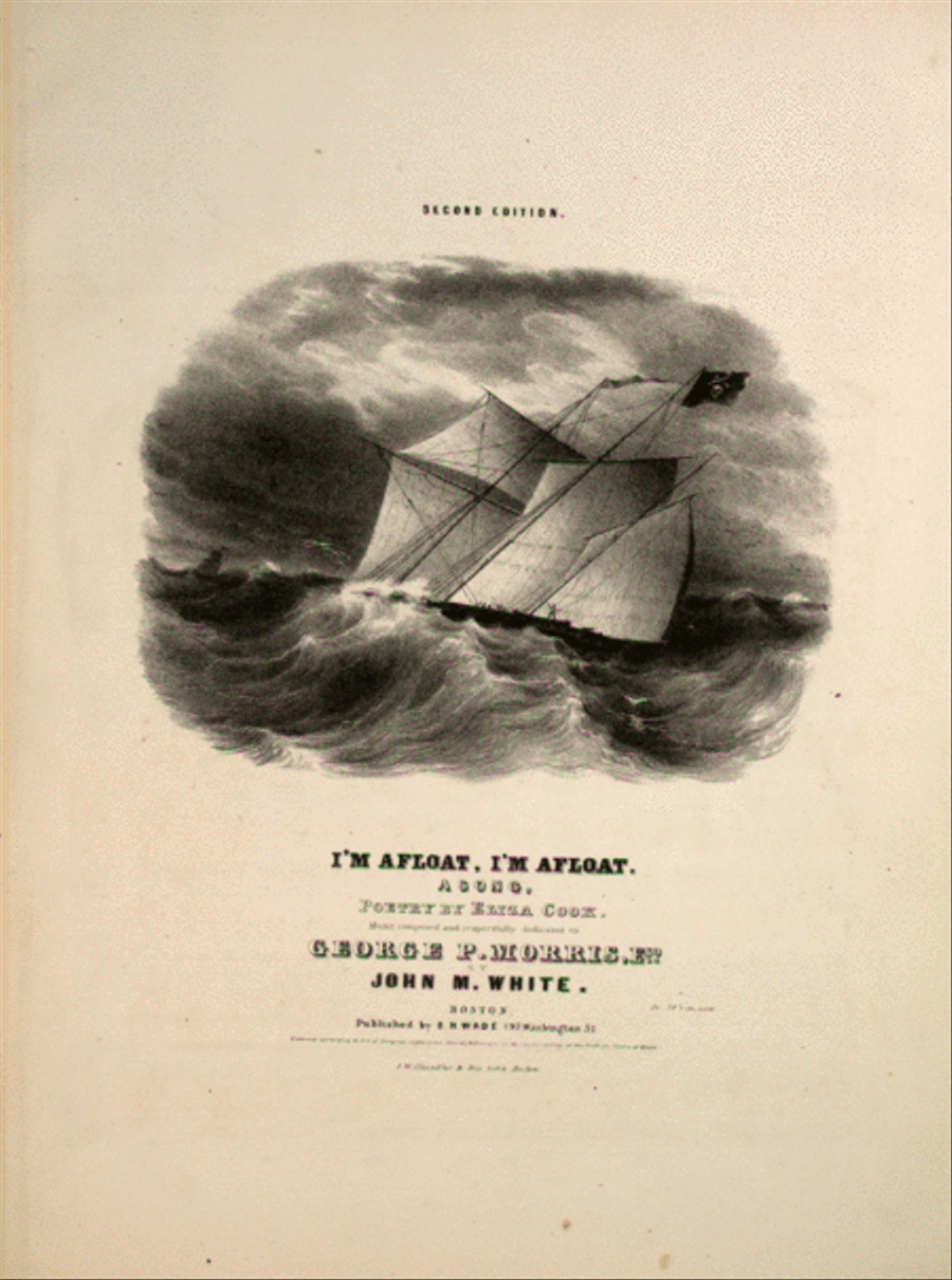 I'm Afloat, I'm Afloat. A Song Piano Solo scores gallery preview page 1