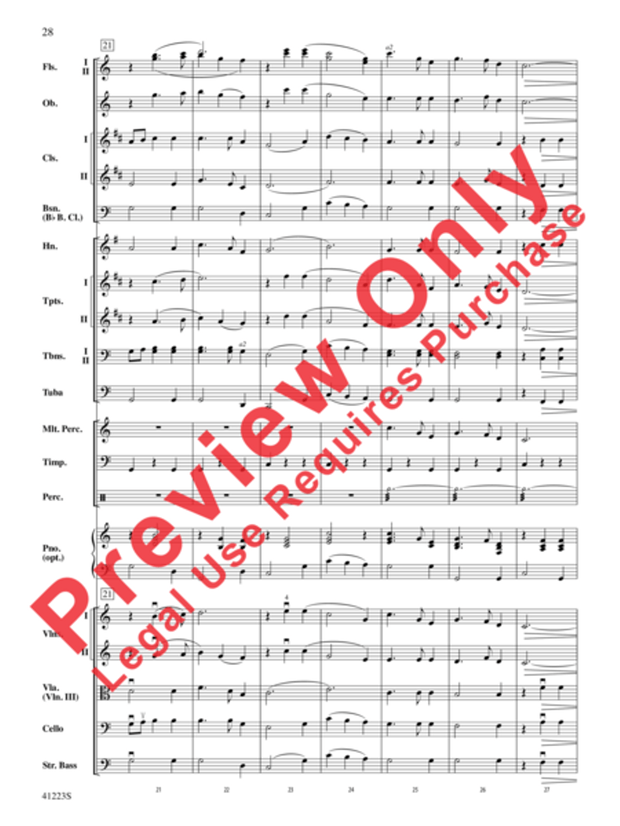 Joyful Holidays Full Orchestra scores gallery preview page 29