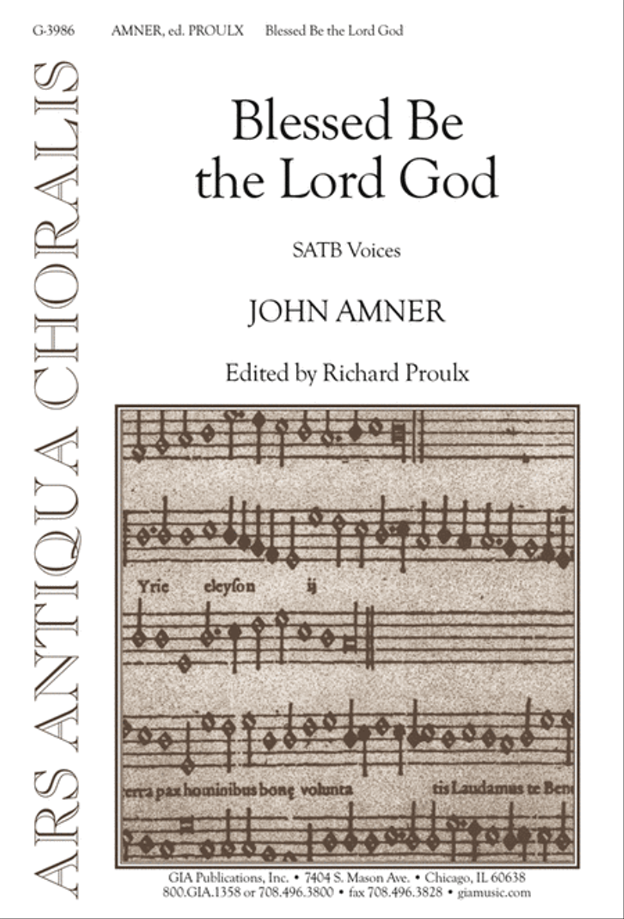 Blessed Be the Lord God Blessed Be the Lord God 4-Part scores gallery preview page 1