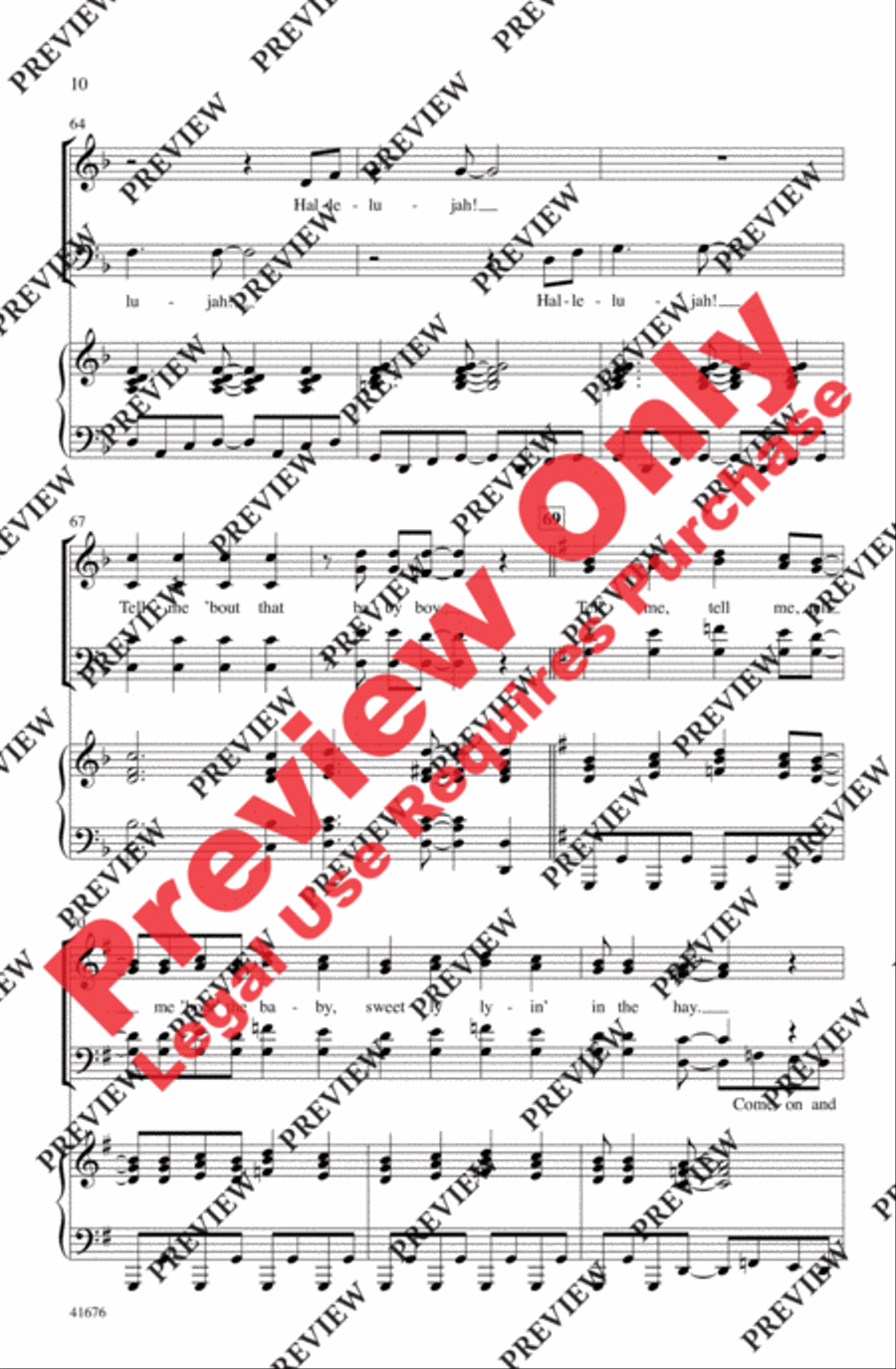 Tell Me, Tell Me! - SoundTrax CD (CD only) Choir scores gallery preview page 10
