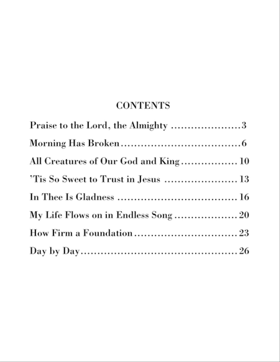 Hymns for 3 Octaves 3-Octaves scores gallery preview page 3