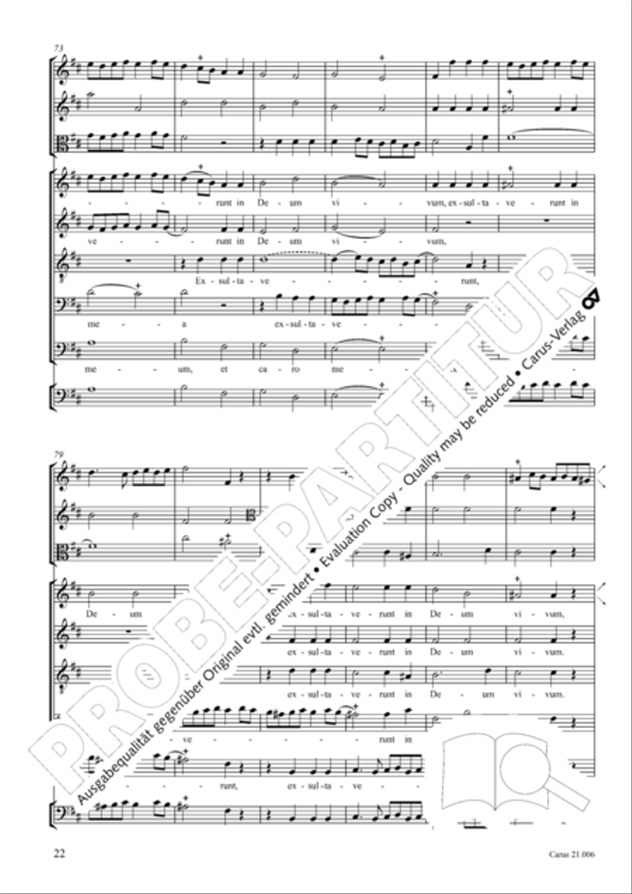 Quam dilecta tabernacula Men's Choir scores gallery preview page 23