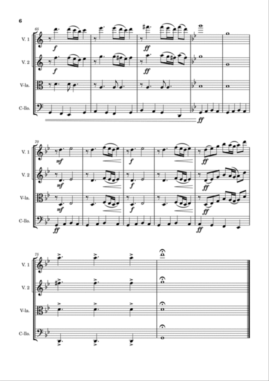 Summer Summer String Orchestra scores gallery preview page 6