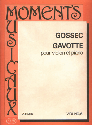 Book cover for Gavotte