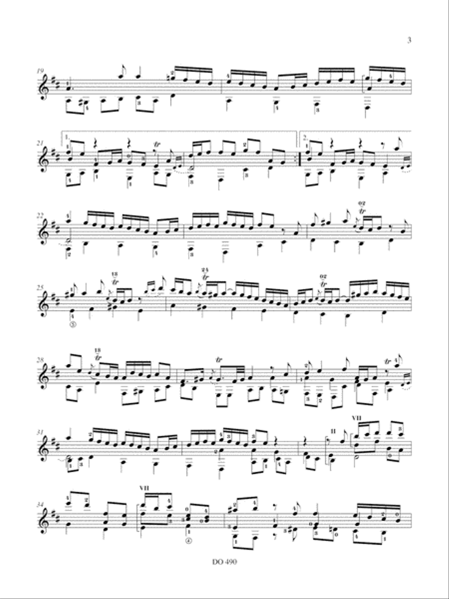 2 Chorale Preludes BWV 645, BWV 147 Classical Guitar scores gallery preview page 3
