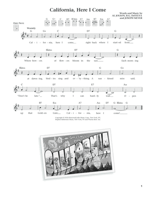 California, Here I Come (from The Daily Ukulele) (arr. Liz and Jim Beloff)