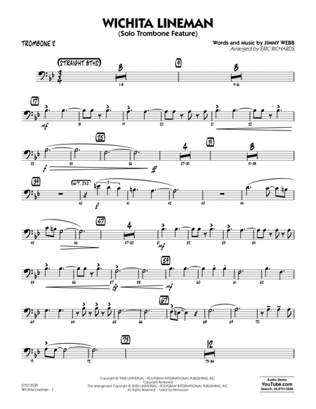 Wichita Lineman (arr. Eric Richards) - Trombone 2