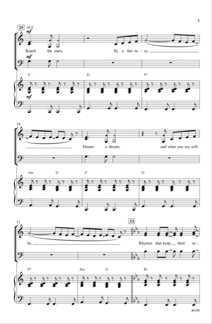 The Never Ending Story Choir scores gallery preview page 4