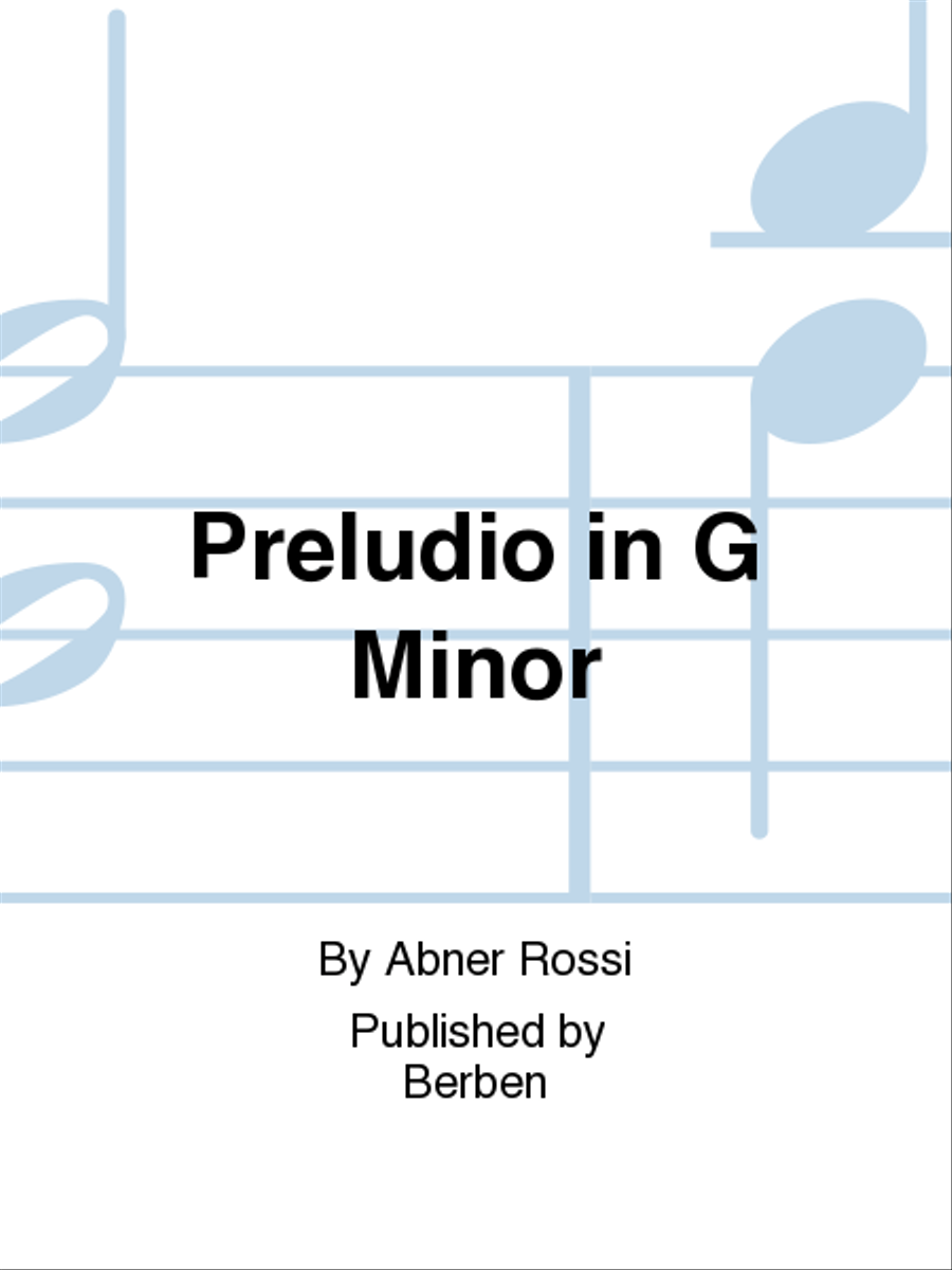 Preludio in G Minor