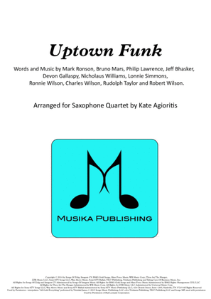 Book cover for Uptown Funk