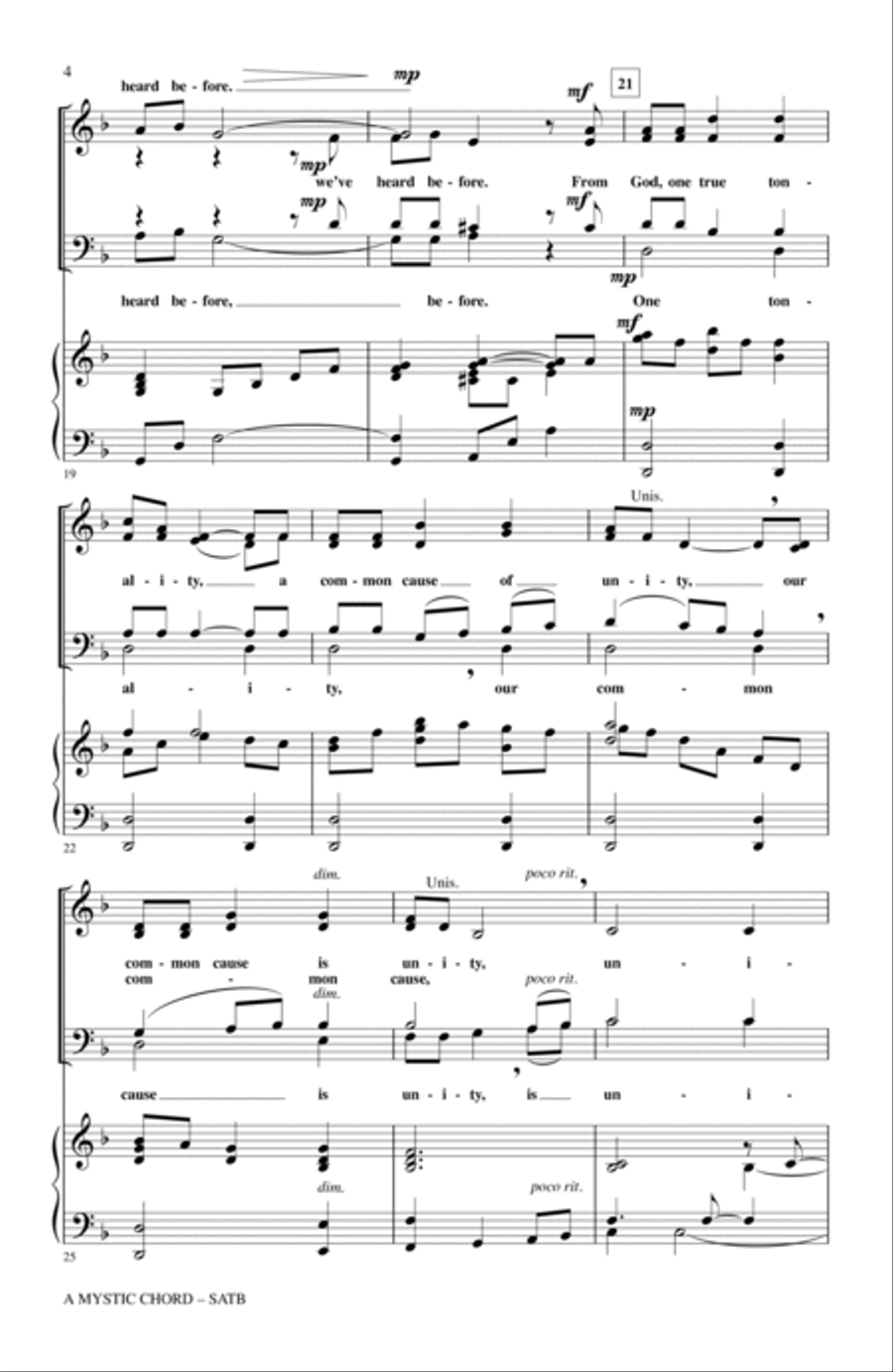A Mystic Chord 4-Part scores gallery preview page 3