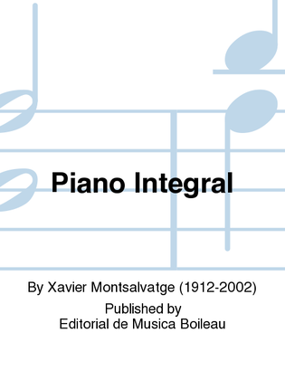Book cover for Piano Integral