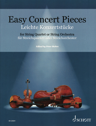 Book cover for Easy Concert Pieces: 26 Easy Concert Pieces from 4 Centuries