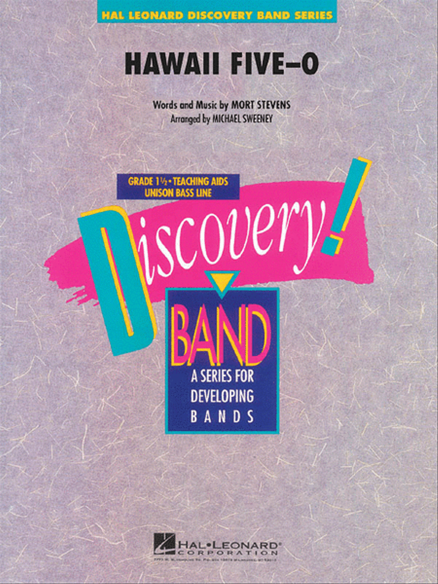 Hawaii Five-O Theme Concert Band scores gallery preview page 1