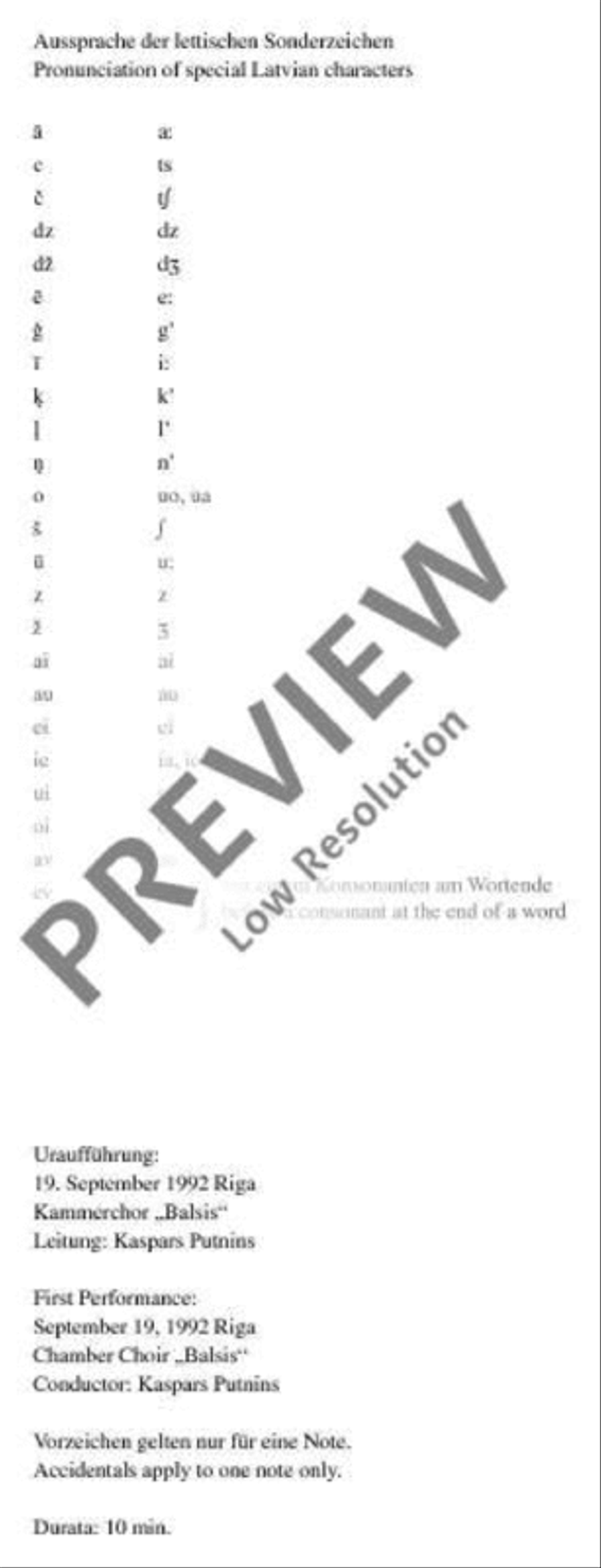 Klusās dziesmas 4-Part scores gallery preview page 6