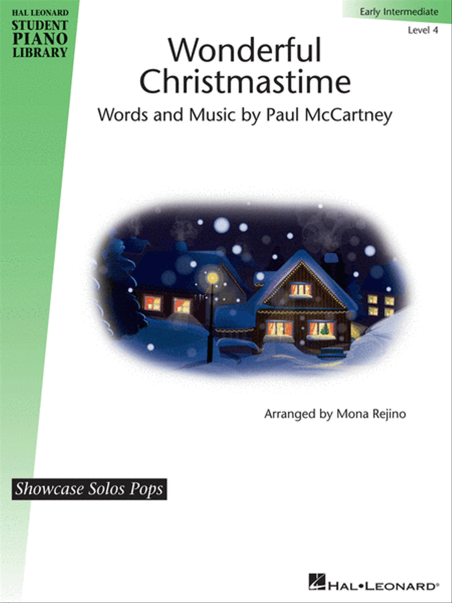 Wonderful Christmastime - Level 4 Piano Method scores gallery preview page 1
