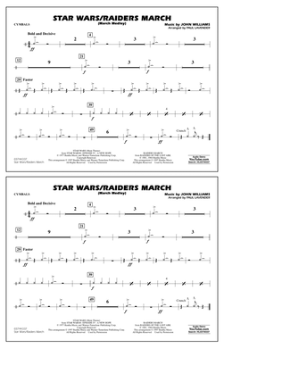 Star Wars/Raiders March - Cymbals