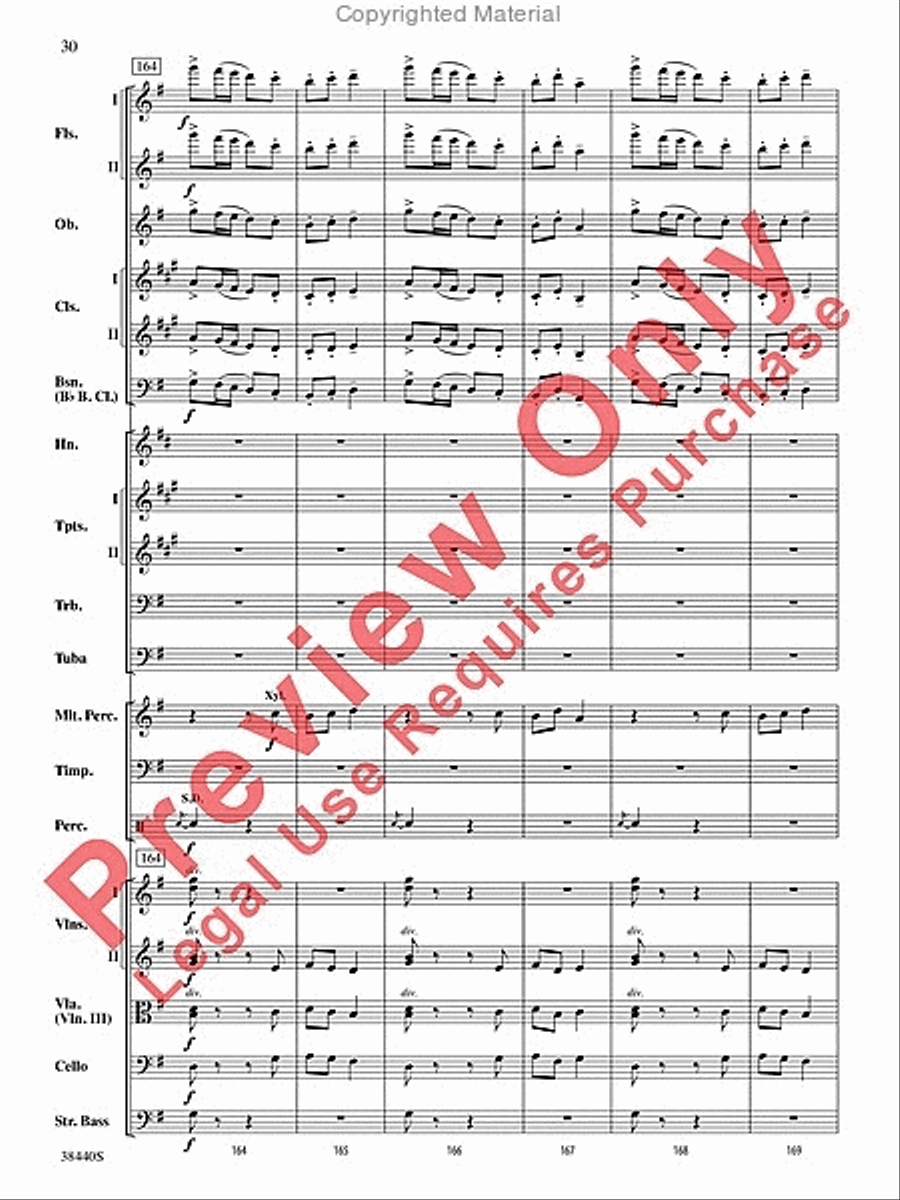 Leroy Anderson's Irish Suite, Part 1 (Themes from) Full Orchestra scores gallery preview page 31
