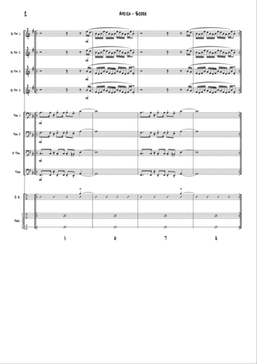 Africa Brass Ensemble scores gallery preview page 3