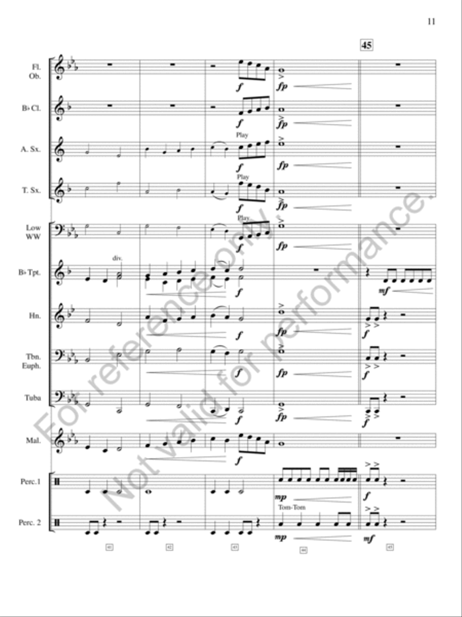 Synergetic Concert Band scores gallery preview page 12
