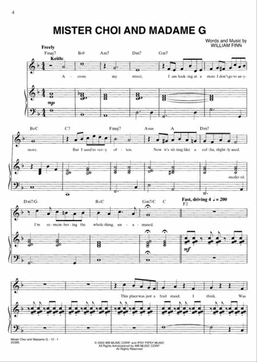 Selections from Elegies - A Song Cycle Piano, Vocal, Guitar scores gallery preview page 2