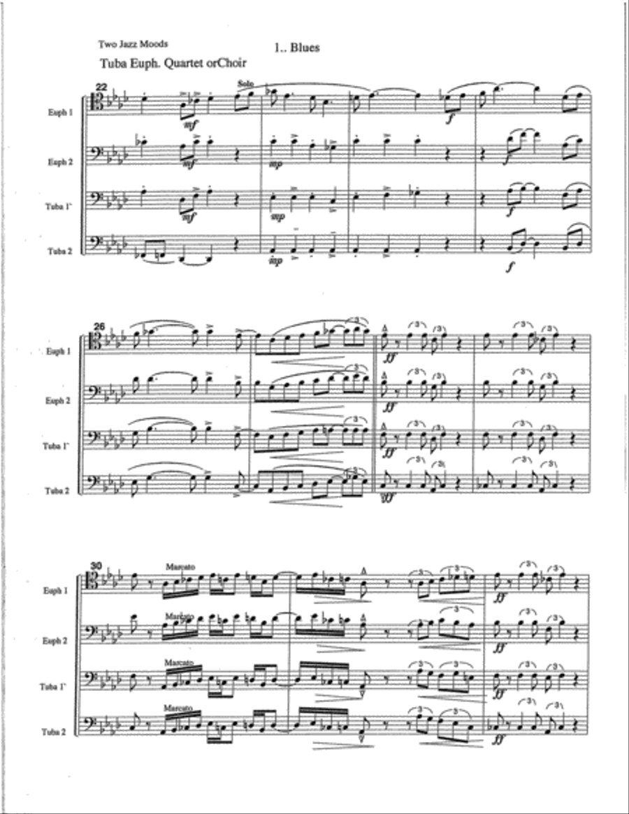 Two Jazz Moods EETT scores gallery preview page 4