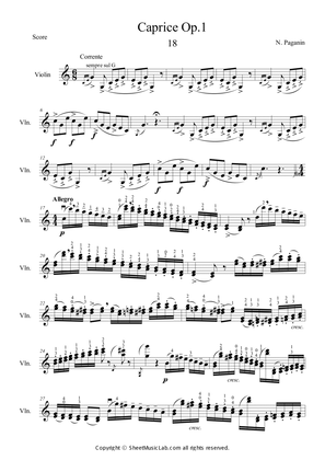 N. Paganini : Caprice No.18