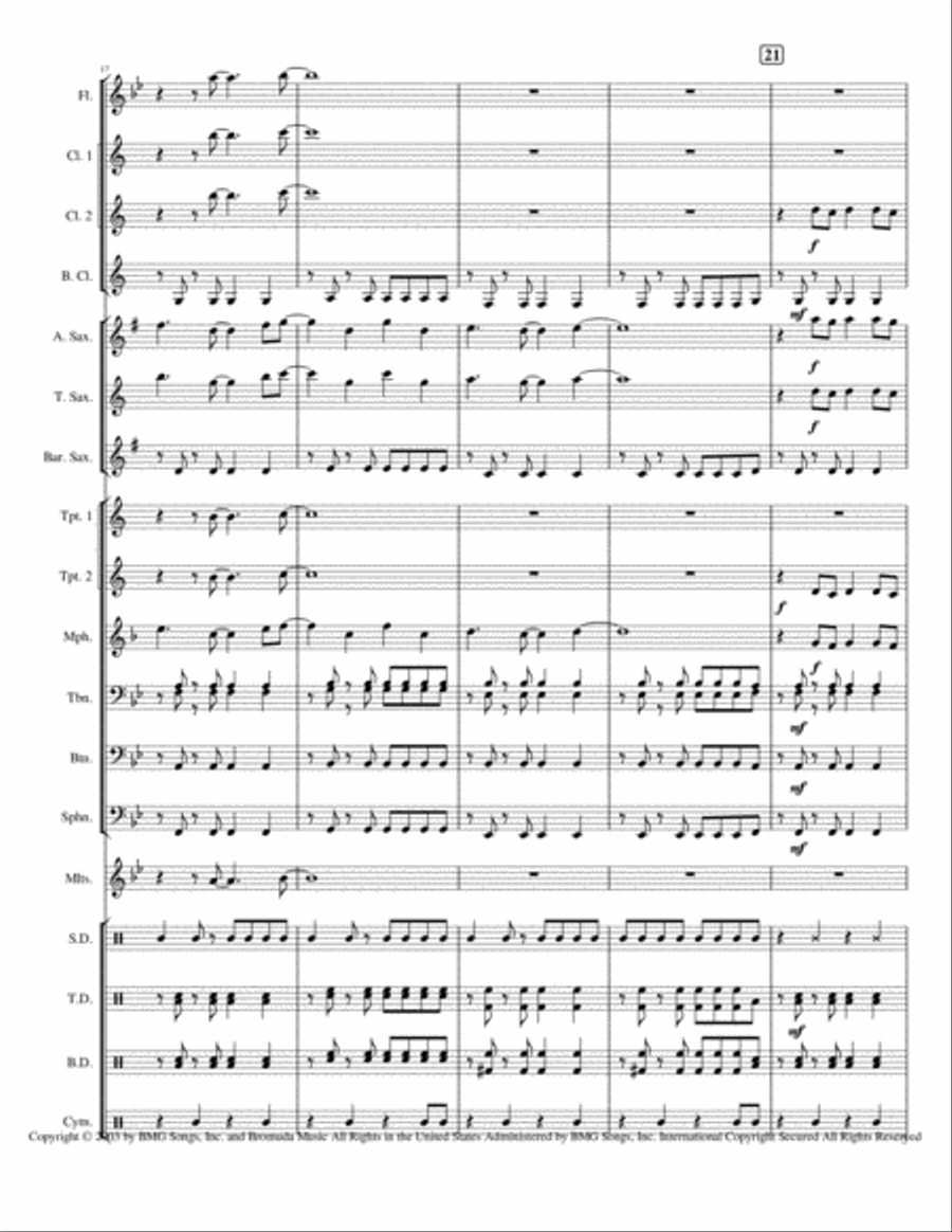 Ocean Avenue Large Ensemble scores gallery preview page 5