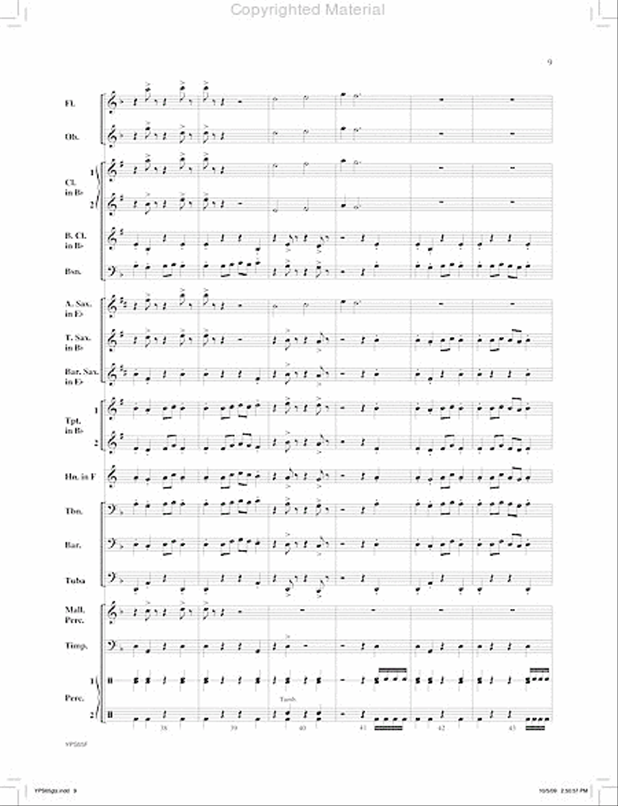 Visigoths Visigoths Concert Band scores gallery preview page 10