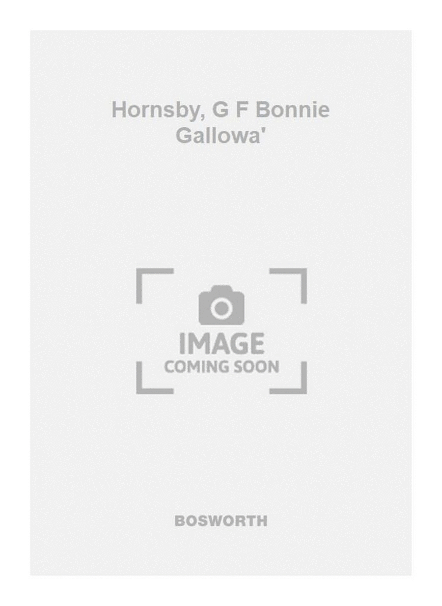 Hornsby, G F Bonnie Gallowa' TTBB scores gallery preview page 1