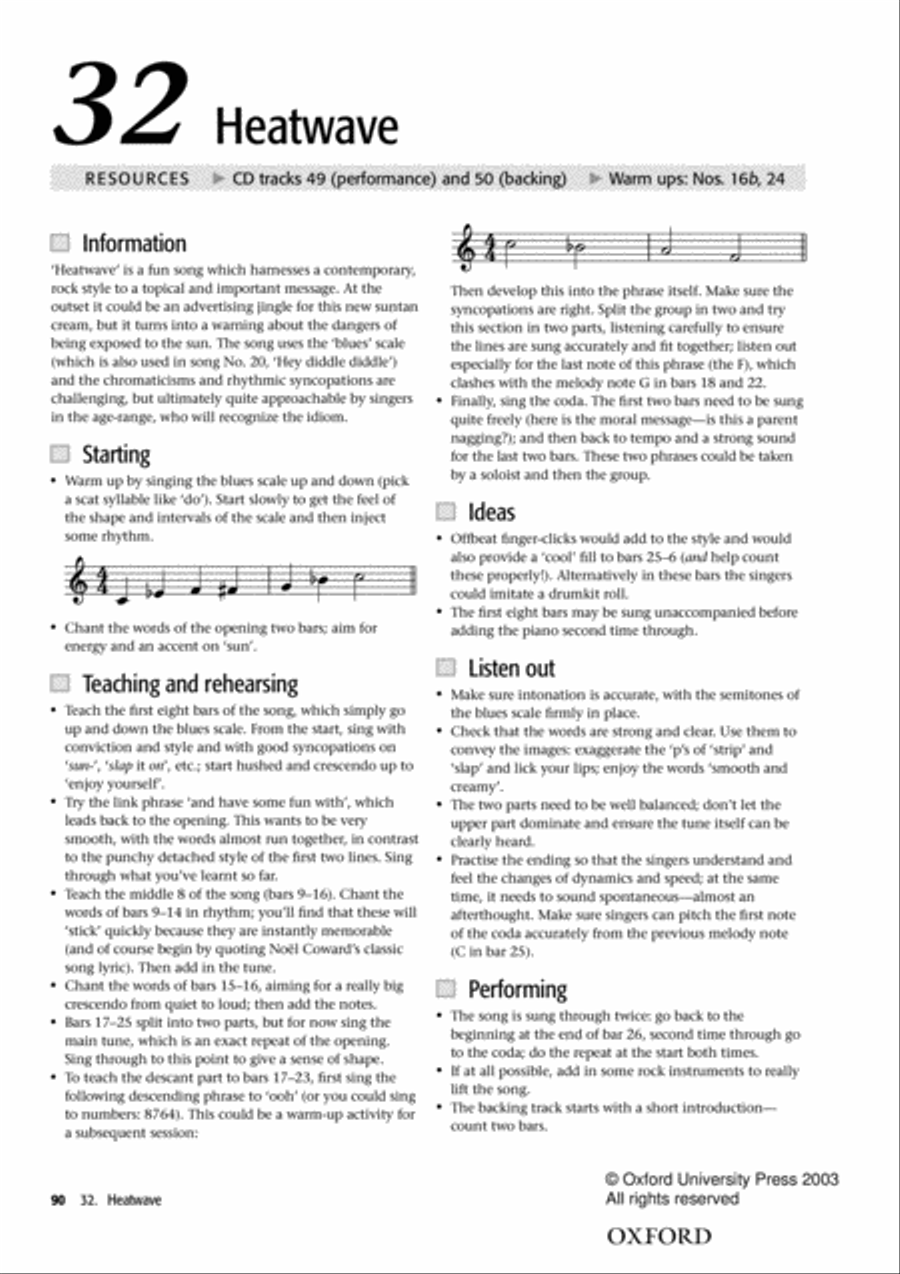 Junior Voiceworks 1 Unison Choir scores gallery preview page 12