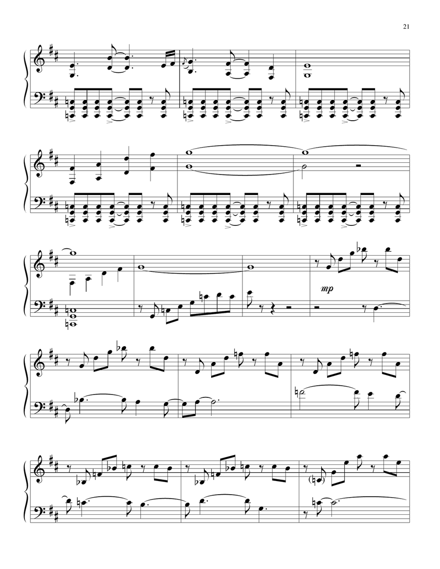 The Cello's Song Piano Solo scores gallery preview page 4