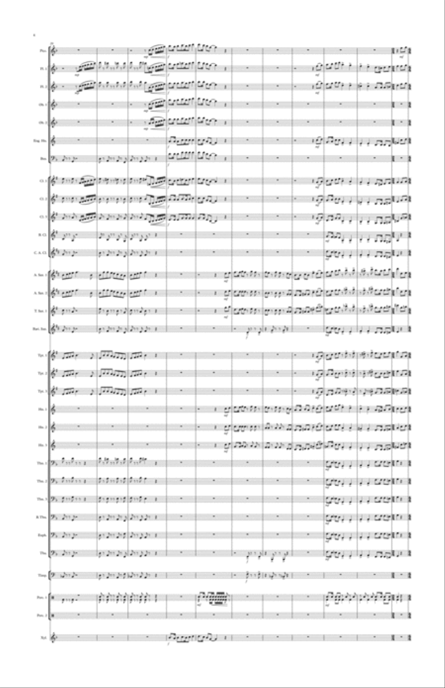 Rested Merry Gentlemen Concert Band scores gallery preview page 4