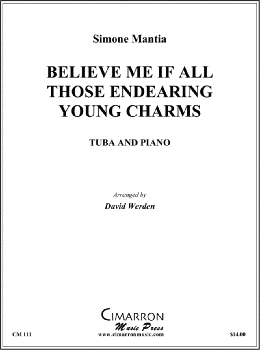 Believe Me If All Those Endearing Young Charms Tuba scores gallery preview page 1