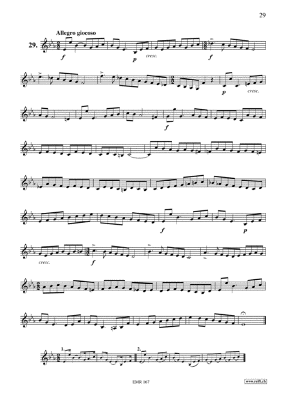 70 Studies Cornet scores gallery preview page 12