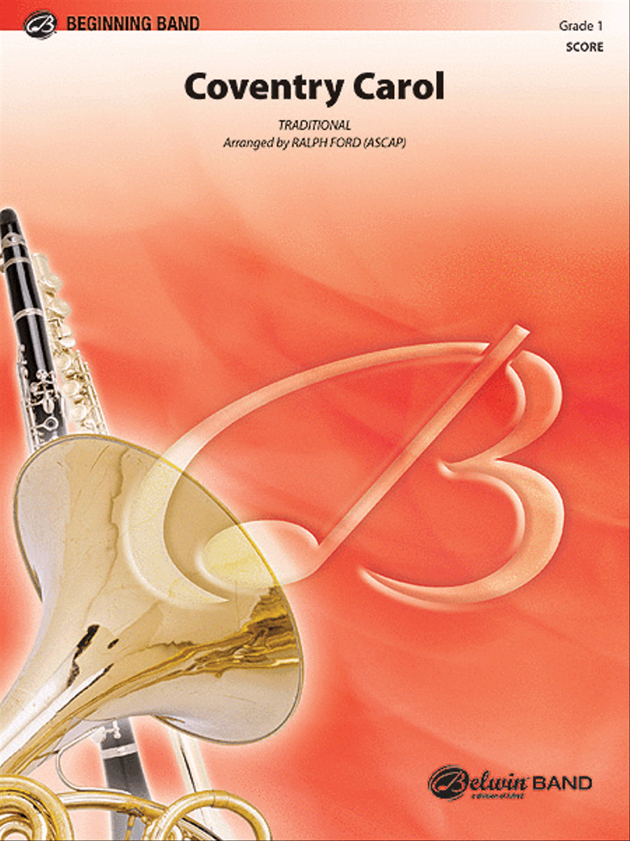 Coventry Carol Concert Band scores gallery preview page 1
